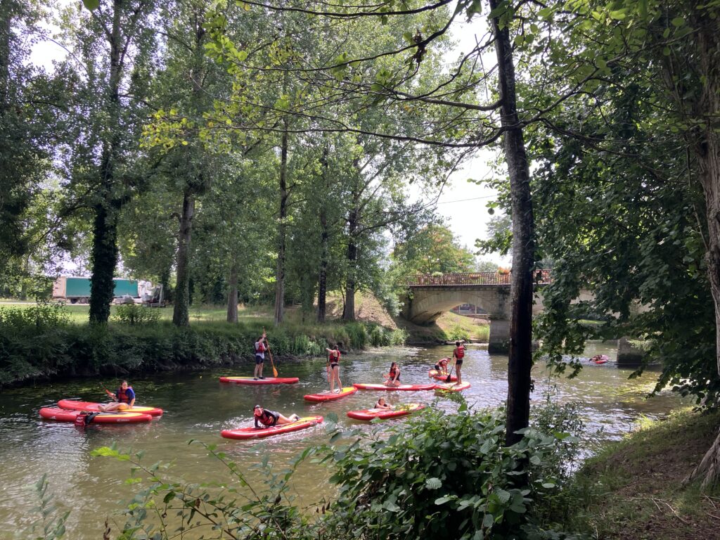 Paddle à CombérancheetÉpeluche Près de Périgueux, club de Canoë